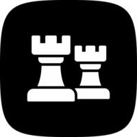 Chess Towers Creative Icon Design vector