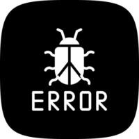 diseño de icono creativo de error vector