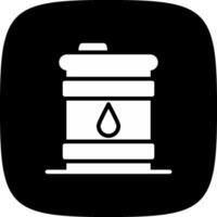 Oil Barrel Creative Icon Design vector