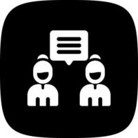 Discuss Creative Icon Design vector