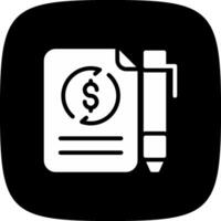 Convertible Note Creative Icon Design vector