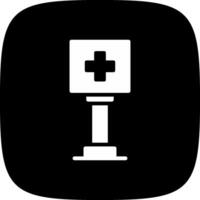 Healthcare Sign Board Creative Icon Design vector