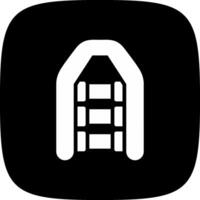 glyph corner inverted Design vector
