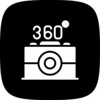 360 Camera Creative Icon Design vector