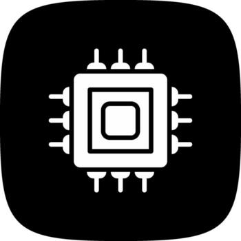 Processor Creative Icon Design vector