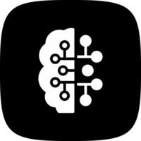 Artificial Intelligence Creative Icon Design vector