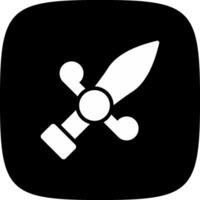 Dagger Creative Icon Design vector