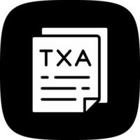 Taxes Creative Icon Design vector