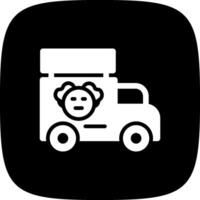 Circus Van Creative Icon Design vector