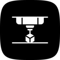 3D Printing Creative Icon Design vector