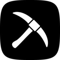 Pickaxe Creative Icon Design vector