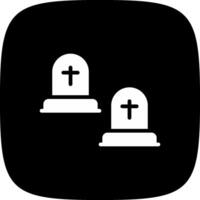 Cemetery Creative Icon Design vector