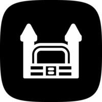 Bouncy Castle Creative Icon Design vector