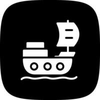 glyph corner inverted Design vector