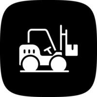 Forklift Creative Icon Design vector