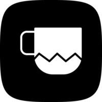 taza de diseño de icono creativo vector