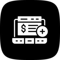 Bank Account Creative Icon Design vector