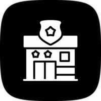 Police Station Creative Icon Design vector