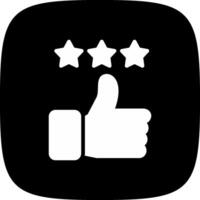 Thumbs Up Creative Icon Design vector