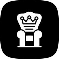 Throne Creative Icon Design vector