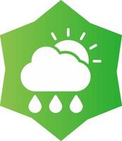 Rain Creative Icon Design vector