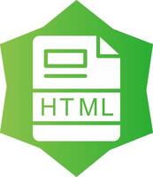 html creativo icono diseño vector