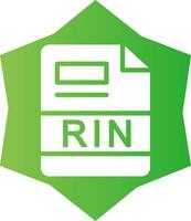 RIN Creative Icon Design vector