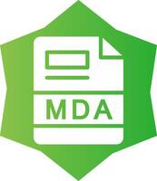 MDA Creative Icon Design vector