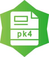 pk4 creativo icono diseño vector