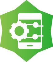 Project Management App Creative Icon Design vector