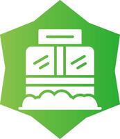 Ticket Box Creative Icon Design vector