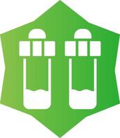 Test Tube Creative Icon Design vector