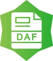 DAF Creative Icon Design vector