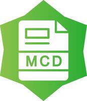 MCD Creative Icon Design vector