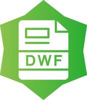 DWF Creative Icon Design vector