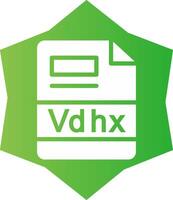 vdhx creativo icono diseño vector