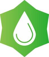 Water Drop Creative Icon Design vector