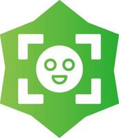 Face Detection Creative Icon Design vector