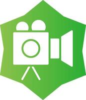 Video Camera Creative Icon Design vector