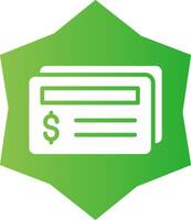 Cheque Creative Icon Design vector