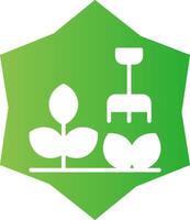 diseño de icono creativo de planta vector