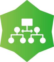 Labeled Hierarchy Creative Icon Design vector
