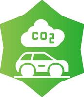 Emission Score Creative Icon Design vector