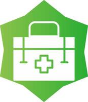 First Aid Kit Creative Icon Design vector