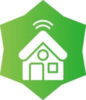 Smart Home Creative Icon Design vector