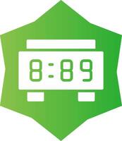 Digital Clock Creative Icon Design vector