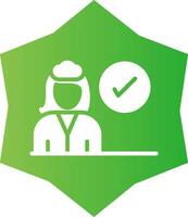 Vetted Professionals Creative Icon Design vector