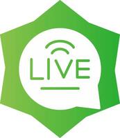 Live Chat Creative Icon Design vector
