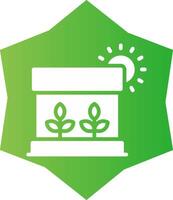 Hydroponic Technology Creative Icon Design vector