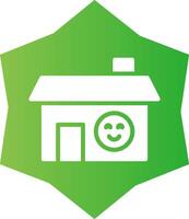 Happy Home Creative Icon Design vector